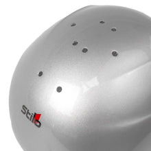Load image into Gallery viewer, STILO ST5 F Composite Motorsport Race Helmet (Silver) with WRX Coms (Size 57)