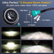 Load image into Gallery viewer, LED Headlights 'Dragons Eye' with DRL for Wrangler JK JKU TJ (pair) A+ 'OSRAM' LED