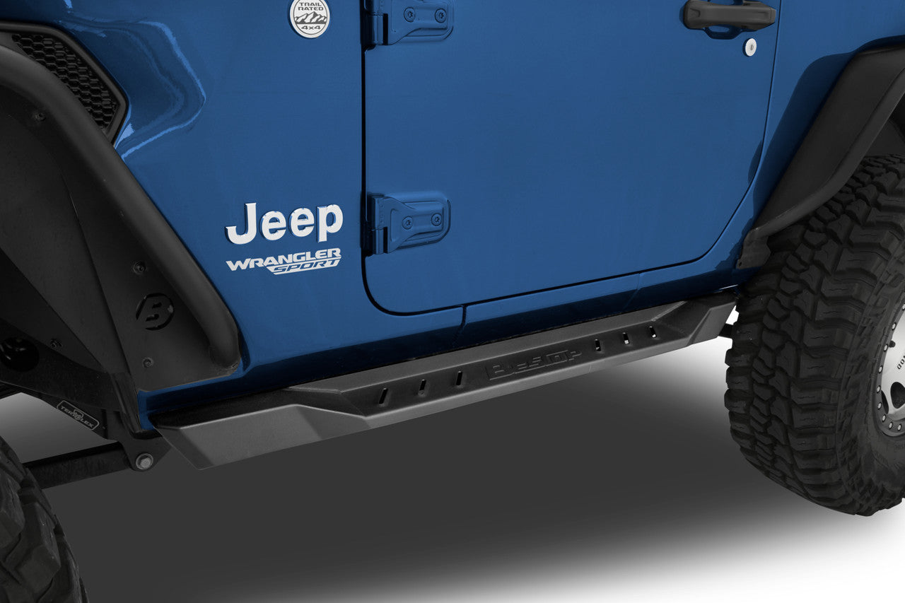 GRANITE SERIES™ ROCK RAILS / Steps / Sliders - for Wrangler 4DR JLU by Bestop