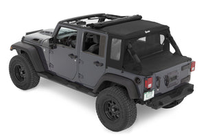 HALFTOP Soft Top with SUNRIDER - for 4dr JKU by Bestop