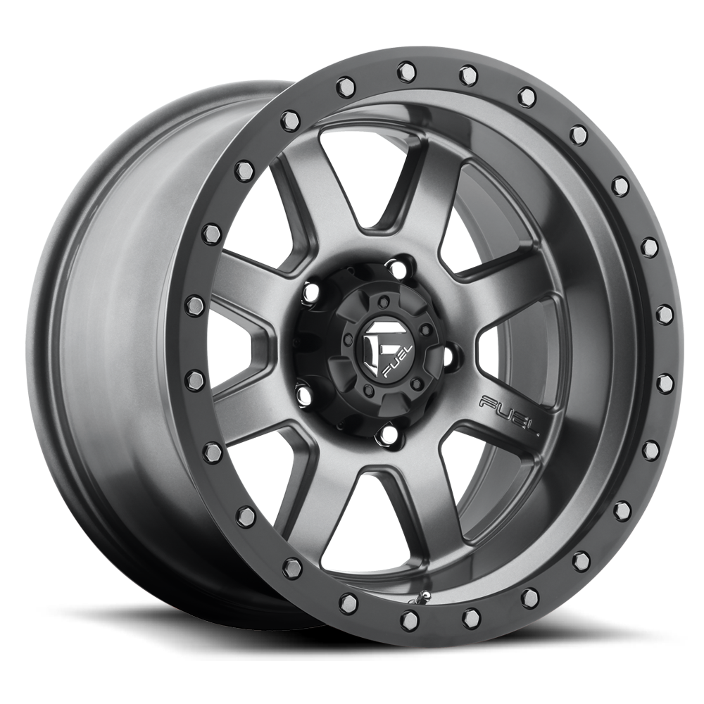 FUEL OFFROAD 'TROPHY' D552 18" rims for HILUX / RANGER 6/139.7 - Anthracite with Black Lip +1 (set of 4)