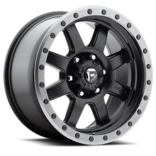 Load image into Gallery viewer, FUEL OFFROAD 'TROPHY' D551 18" rims for HILUX / RANGER 6/139.7 - Black with Anthracite Lip -12 (set of 4)