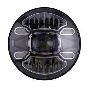 LED Headlights 'J60' for Wrangler JL with DRL (pair with JL Adaptors) A+ 'Philips' LED