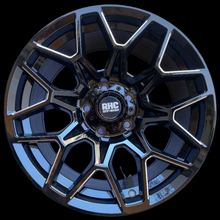 Load image into Gallery viewer, RHC 'TRANCE' Rims 17" - Gloss Black Milled  (set of 5 for Jeep 5x127 17/9 -12 offset)
