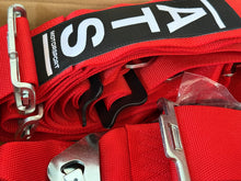 Load image into Gallery viewer, TRS 6 Point 'Magnum' Race Harness / Belts (FIA Homologated) - Red