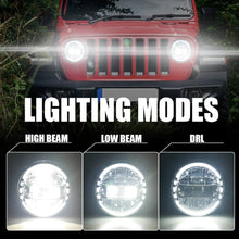 Load image into Gallery viewer, LED Headlights 'KONG JL-Style' with DRL for Wrangler JK JKU TJ (pair) A+ 'Philips' LED