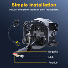 Load image into Gallery viewer, FOG Lights 'Wind Tunnel' 4" LED WITH DRL for Wrangler JK JKU JL Gladiator (pair)