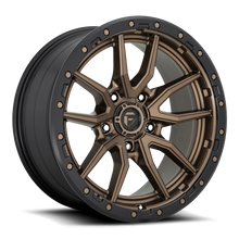 Load image into Gallery viewer, FUEL OFFROAD 'REBEL' D681 18" rims 6/139.7 9J +20 Bronze with Black Lip (for HILUX / RANGER / LC set of 4)