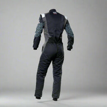 Load image into Gallery viewer, OMP TECNICA Hybrid Circuit Race Suit - Black/Silver (Sizes 44-64)