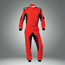 Load image into Gallery viewer, OMP TECNICA Hybrid Circuit Race Suit - Red/Black (Sizes 44-64)