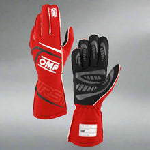 Load image into Gallery viewer, OMP 'FIRST' Circuit Racing Gloves - RED