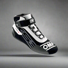 Load image into Gallery viewer, OMP KS-3 Kart Boots (Black / White)