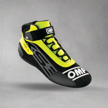 Load image into Gallery viewer, OMP KS-3 Kart Boots (Black / Fluro Yellow)