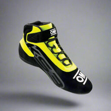 Load image into Gallery viewer, OMP KS-3 Kart Boots (Black / Fluro Yellow)