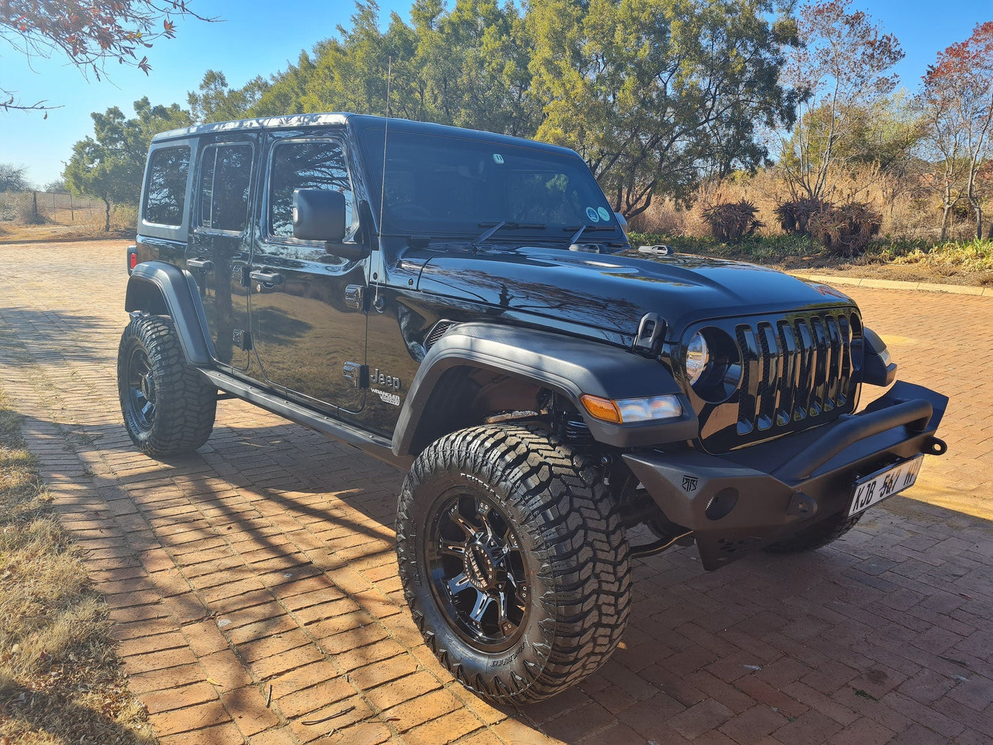 RockRage OVERLAND Full Rear Bumper for Wrangler JL / JLU