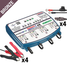 Load image into Gallery viewer, OPTIMATE 2 Duo - x4 QUAD Bank (Lithium / Standard) Car / Kart Battery Charger TM574