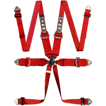 Load image into Gallery viewer, TRS 6 Point 'Magnum' Race Harness / Belts (FIA Homologated) - Black