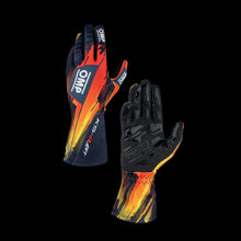 Load image into Gallery viewer, OMP KS-4 'ART' Kart Gloves - RED / WHITE (Kids to Adult Sizes 5XS-XL)