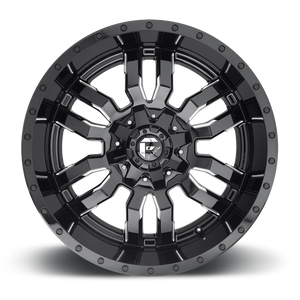 FUEL OFFROAD 'SLEDGE' D595 - 18" rims for TOYOTA LAND CRUISER 5/150 - Gloss Black Milled +20 (set of 5)