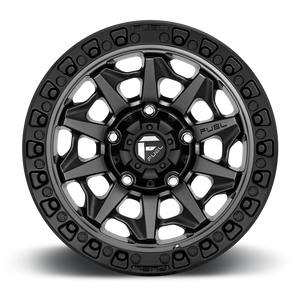 FUEL OFFROAD 'COVERT' D716 17" ANTHRACITE with Black Ring rims for HILUX / RANGER 6/139.7 -12 (set of 4)