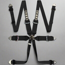 Load image into Gallery viewer, TRS 6 Point 'Magnum' Race Harness / Belts (FIA Homologated) - Red