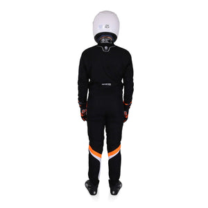 Sparco THUNDER Kart Suit (Orange/Black) - Size XS (44/46)