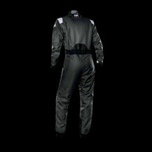 Load image into Gallery viewer, OMP KS-3R 'ART' Kart Suit BLACK / SILVER - Youth to Adult (Sizes 42-62)