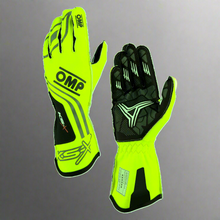 Load image into Gallery viewer, OMP KS-X Kart Gloves - FLURO YELLOW (ADULT Sizes XXS-XL)