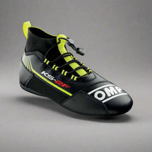 Load image into Gallery viewer, OMP KS-2F Kart Boots (Black / Fluro Yellow)