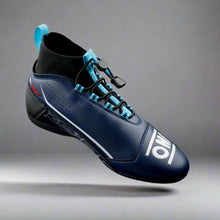 Load image into Gallery viewer, OMP KS-2F Kart Boots (Navy Blue / Cyan)