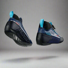 Load image into Gallery viewer, OMP KS-2F Kart Boots (Navy Blue / Cyan)