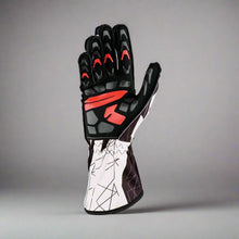 Load image into Gallery viewer, OMP KS-2 'ART' Kart Gloves - Black / White (KIDS Sizes 4-6)