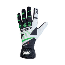 Load image into Gallery viewer, OMP KS-3 Kart Gloves - Black/White (ADULT Sizes XXS-XL)
