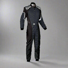 Load image into Gallery viewer, OMP KS-3 Kart Suit BLACK - YOUTH (Sizes 120-160)