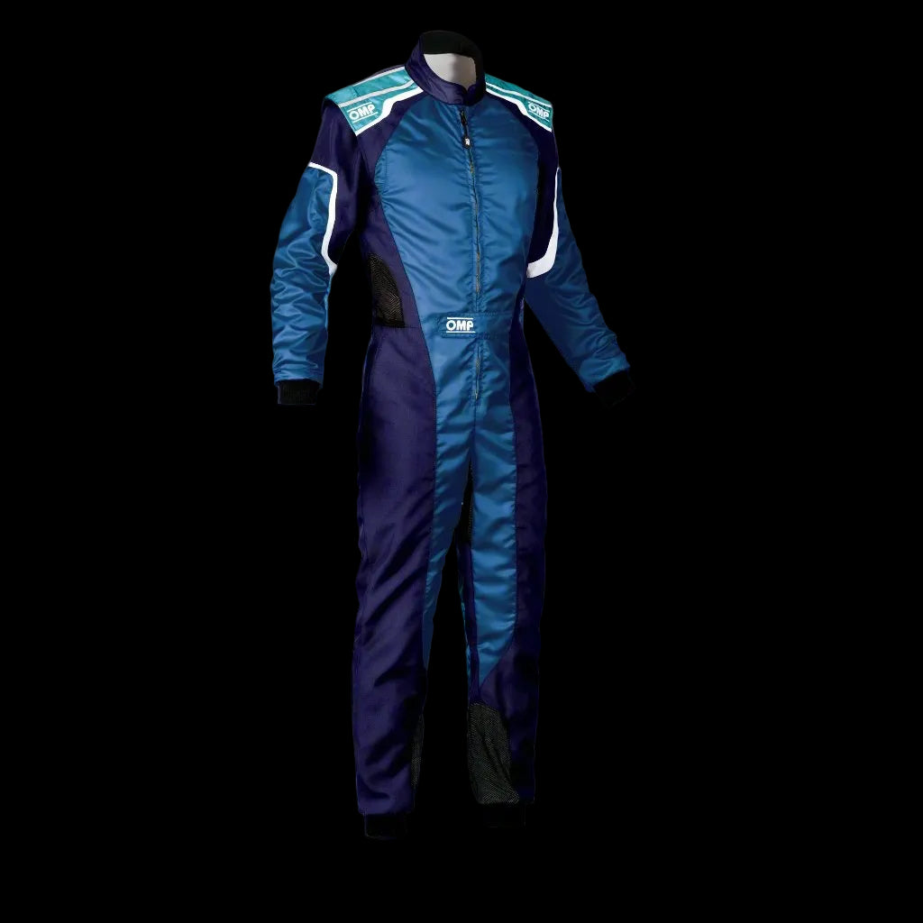 OMP KS-3 Kart Racing Suit – Leichter & Atmungsaktiver Kartinganzug Mit CIK-FIA Level 2 Zulassung