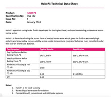 Load image into Gallery viewer, HALO P1 - Racing Brake Fluid (600ml)