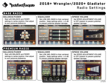 Load image into Gallery viewer, Rockford Fosgate STAGE 5 All-In-One 1800w Audio Upgrade for 4DR JL Wrangler (2018-2023)