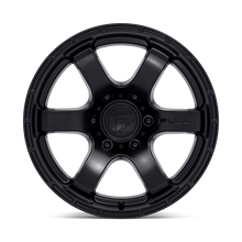 Load image into Gallery viewer, FUEL OFFROAD 'RUSH' D766 17" Rims for Hilux / Ranger / LC - Satin Black (1790 6/139.7 +1) set of 4