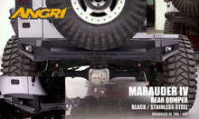 Load image into Gallery viewer, Topfire Marauder IV Stainless Steel / Steel Rear Bumper for Wrangler JK JKU
