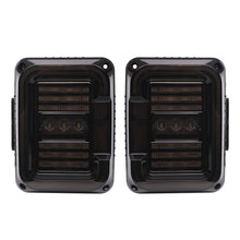 Load image into Gallery viewer, TAIL LIGHTS - CEE 'C' BLACKED LED replacement for Wrangler JK JKU (pair)