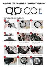 Load image into Gallery viewer, Wrangler JL 9" to 7" Headlight Conversion Brackets and Adaptors