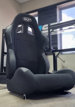 Load image into Gallery viewer, SQP SEAT - BLACK Cloth for ANGRi Racing &#39;Black Series Shifter&#39; Sim Rig Chassis
