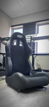 Load image into Gallery viewer, SQP SEAT - BLACK Cloth for ANGRi Racing &#39;Black Series Shifter&#39; Sim Rig Chassis
