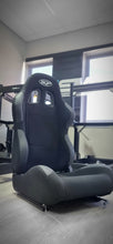 Load image into Gallery viewer, SQP SEAT - BLACK Cloth for ANGRi Racing 'Black Series Shifter' Sim Rig Chassis