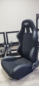 SQP SEAT - BLACK Cloth for ANGRi Racing 'Black Series Shifter' Sim Rig Chassis