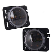 Load image into Gallery viewer, INDICATORS LED - Standard Fenders 'Flush Mount' with HALO DRL for Wrangler JK JKU (pair)