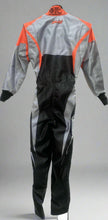 Load image into Gallery viewer, MIR 49-S Level 2 FIA Kart Suit (Grey/Black/Fluro Orange) - Size 34 (YOUTH)