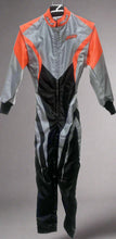 Load image into Gallery viewer, MIR 49-S Level 2 FIA Kart Suit (Grey/Black/Fluro Orange) - Size 34 (YOUTH)