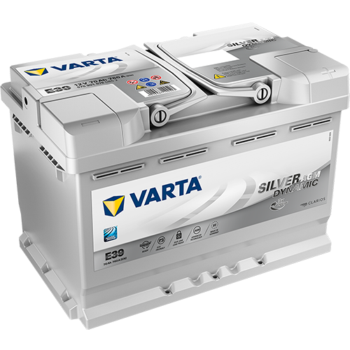 VARTA Silver Dynamic AGM - Jeep Wrangler JK/JKU (2012-2018) 652/E39 Premium Replacement Battery