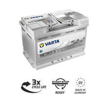 Load image into Gallery viewer, VARTA Silver Dynamic AGM - for Jeep Wrangler JK JKU (2012-2018) 652/E39 Premium Replacement Battery